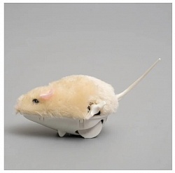 Мышь для кошек Пижон заводная меховая малая