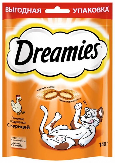 Лакомство для кошек Dreamies, 140г