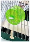Клетка для грызунов COMFY by AQUAEL ASTRO NATURE / прут: эмаль серебристая; поддон: темно-зеленый