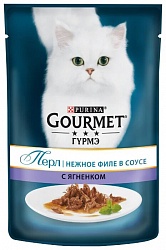 Влажный корм для кошек Gourmet Перл 1шт. х 85 г (кусочки в соусе)